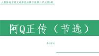 高中语文人教统编版选择性必修 下册5.1 阿Q正传（节选）教学ppt课件