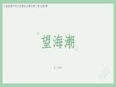部编版高中语文选择性必修下册 教学课件_望海潮（第2课时）