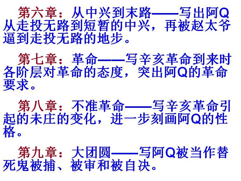 2021-2022学年统编版高中语文选择性必修下册5.1《阿Q正传》课件27张第6页