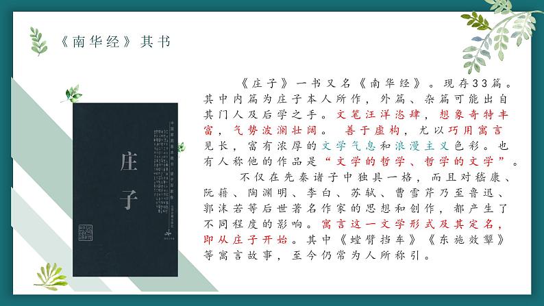 2022-2023学年统编版高中语文选择性必修上册6.2《五石之瓠》课件31张第8页