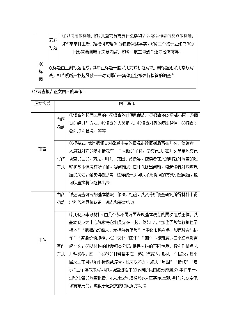 人教统编版高中语文必修上册第4单元我们的家园当代文化参与进阶2学习活动2家乡文化生活现状调查学案第3页