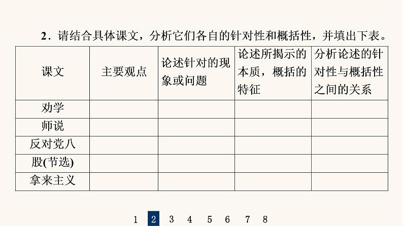 人教统编版高中语文必修上册第6单元学习之道思辨性阅读与表达进阶2任务2把握论述类文本的阅读方法课件04