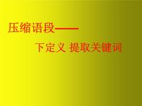 2023届高考语文复习：压缩语段-提取关键词-下定义课件22张