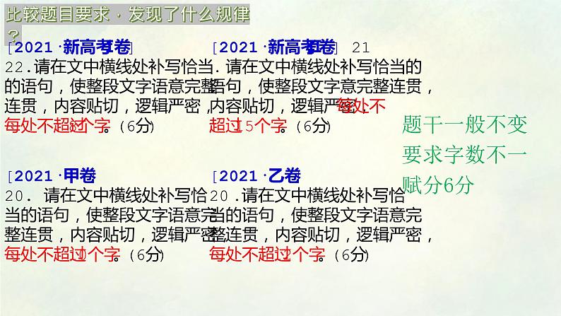 2023届高考语文复习-补写句子 课件16张第5页