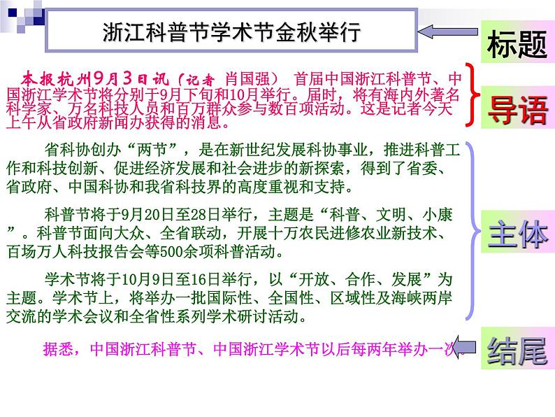 高考专题复习：拟写一句话新闻和新闻标题 课件30张03