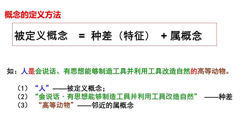 统编版高中语文选择性必修上册第四单元《逻辑的力量·概念的理解与运用》课件（35页PPT）05