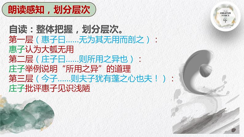 2022-2023学年统编版高中语文选择性必修上册6.2《五石之瓠》课件48张08