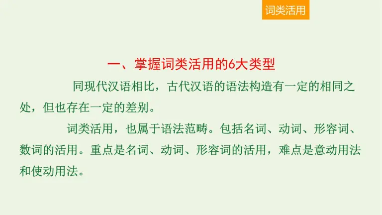 高考语文一轮复习2古代诗文阅读3文言句式和词类活用课件 教习网 课件下载