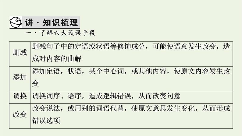 高考语文一轮复习第1板块现代文阅读ⅰ专题1第2讲筛选信息题__先筛选标疑后细处比对课件第4页