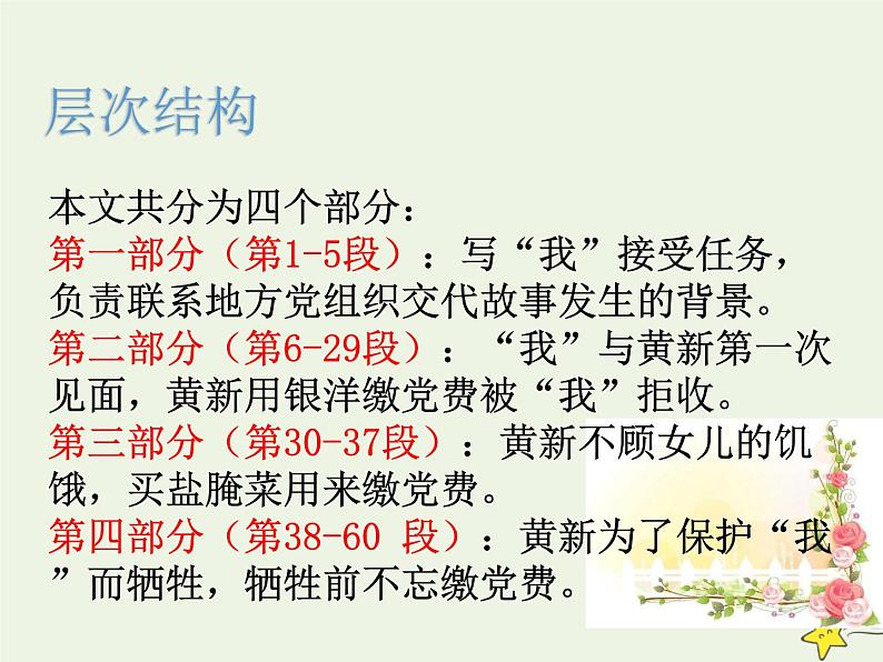 人教版高中语文选择性必修中册第2单元8.3党费课件第8页