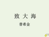 人教版高中语文选择性必修中册第4单元13.2致大海课件