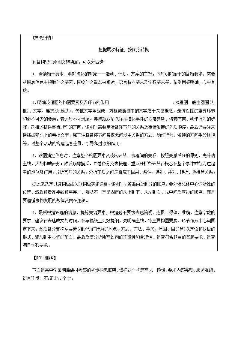 高考语文二轮复习第4部分语言文字运用专题9第1讲理顺前后序简明表其意__结构把握类学案第2页