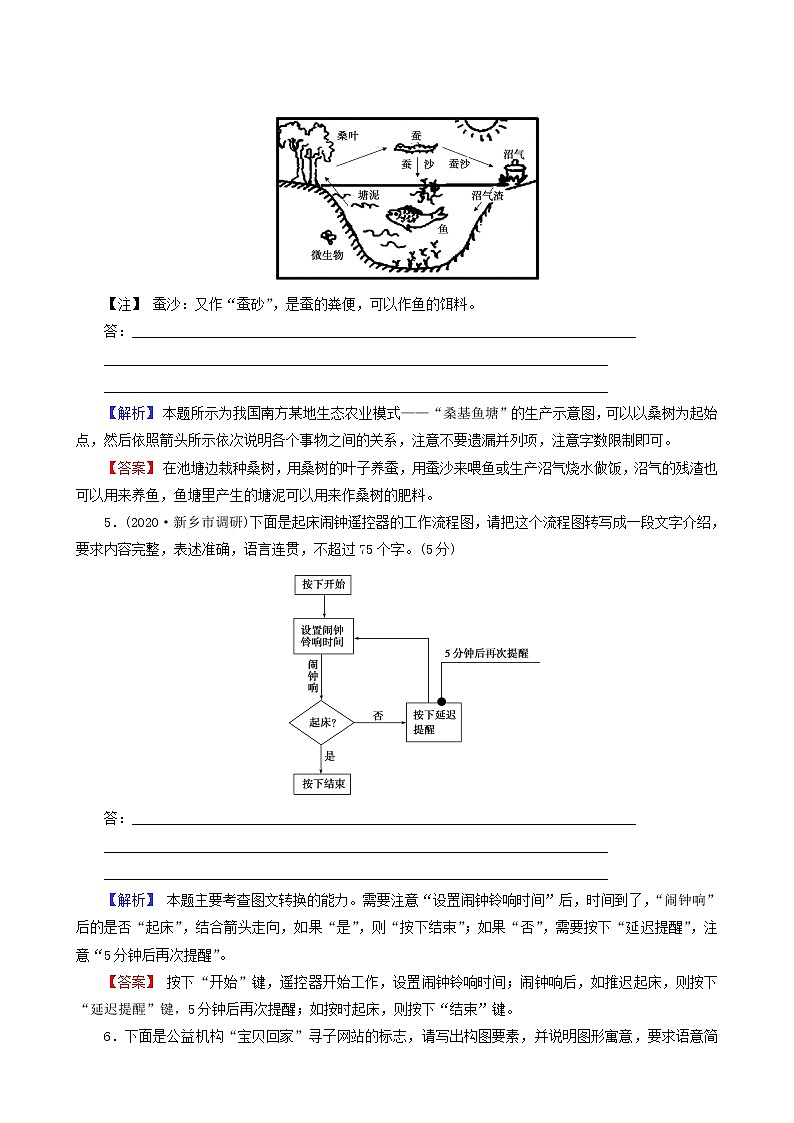 高考语文一轮复习第1部分侧重“构建与运用”的语言综合实践2_6图文转换专题练含答案第3页