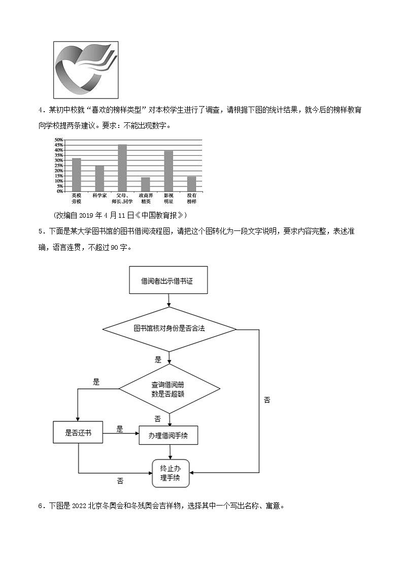 2023年高考语文一轮图文转换复习试题（原卷版）第2页