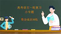 2023届高考语文一轮复习小专题-赘余成语30练 课件10张