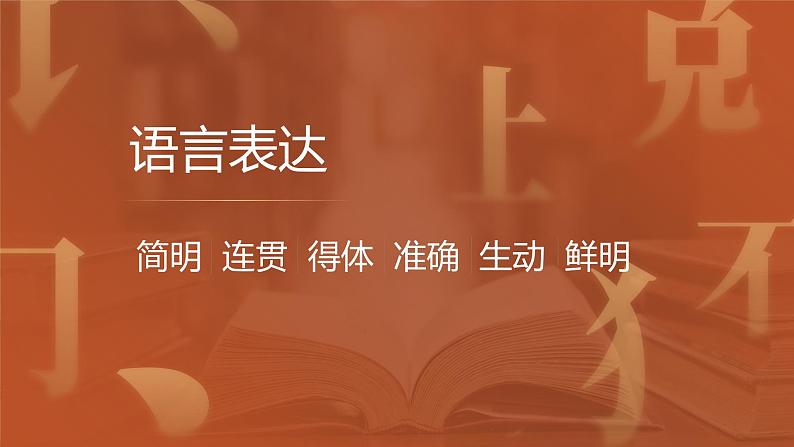 2023届高考语文复习：《语言表达：简明、连贯、得体……》课件53张01