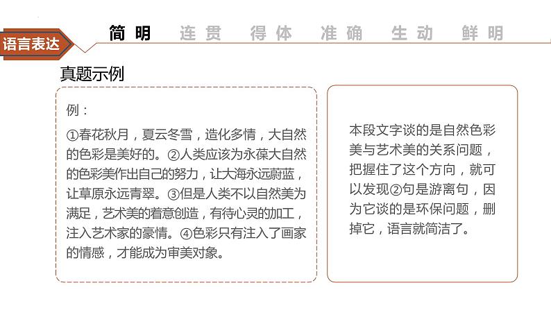 2023届高考语文复习：《语言表达：简明、连贯、得体……》课件53张08