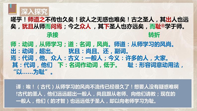 第六单元第四节《师说》第二课时课件+教案08