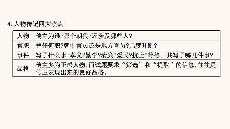 高考语文一轮复习专题2古诗文阅读专题5文言文阅读第1节梳理人物履历读懂文言文课件05