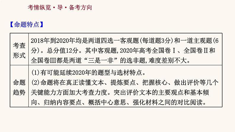 高考语文一轮复习专题1现代文阅读专题2实用类文本阅读课件第4页