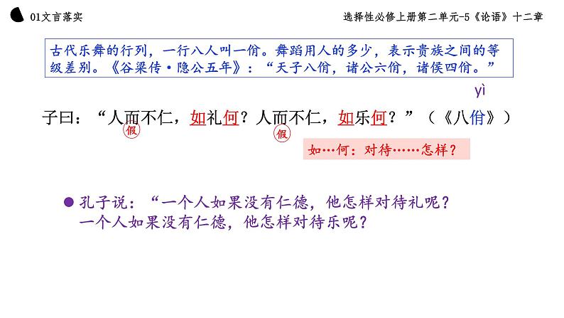 2021-2022学年统编版高中语文选择性必修上册5.1《论语》十二章 课件48张06