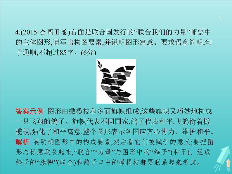 高考语文二轮复习第3部分语言文字应用专题4图文转换课件08