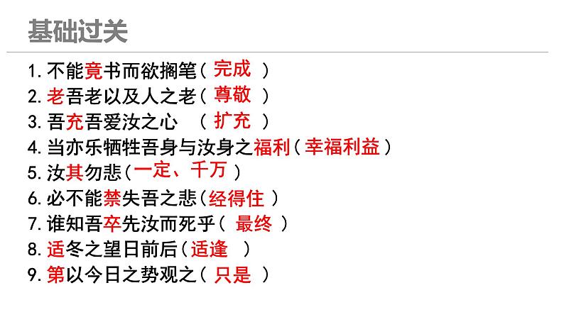 2021-2022学年统编版高中语文必修下册11.2 《与妻书》课件18张第4页