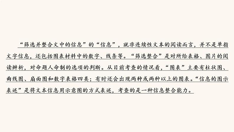 高考语文二轮复习3现代文阅读专题2考点2图表信息的筛选与信息的图示表述课件第3页