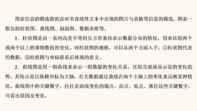 高考语文二轮复习3现代文阅读专题2考点2图表信息的筛选与信息的图示表述课件第5页