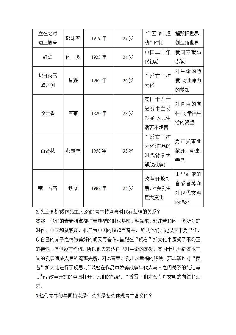 【最新版】高中语文必修上册单元学习任务第2页