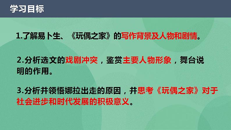 统编版高中语文选择性必修中册12.《玩偶之家(节选)》课件02