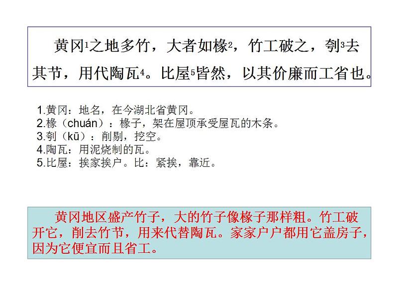 2023届高考语文一轮复习：古诗文补充背诵篇目《黄冈竹楼记》课件28张08