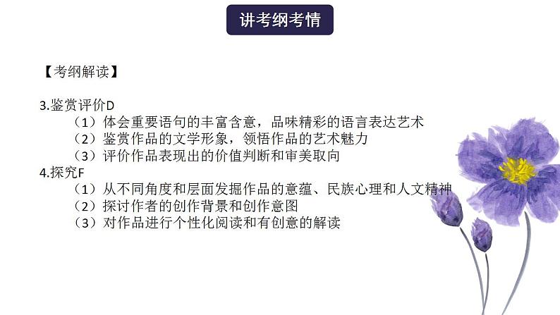 高考语文一轮复习 专题二 前言 散文基础知识（讲） 课件第3页