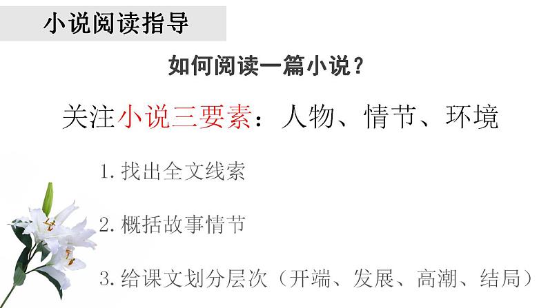 2022-2023学年统编版高中语文必修上册3-1《百合花》课件35张第8页