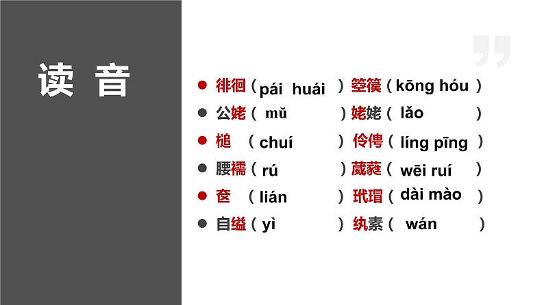 高中语文选择性必修下  《孔雀东南飞并序》（教学课件）同步教学(第8页