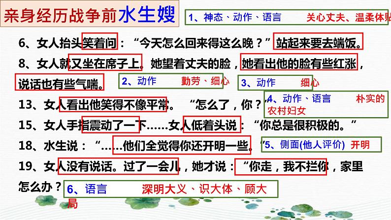 《荷花淀》《小二黑结婚》群文阅读教学 课件35张 2022—2023学年统编版高中语文选择性必修中册05