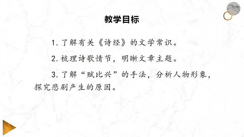 2021-2022学年统编版高中语文选择性必修下册1-1《诗经·氓》课件21张第2页