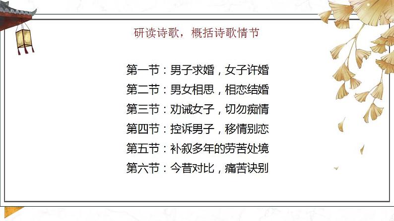 2021-2022学年统编版高中语文选择性必修下册1-1《诗经·氓》课件21张第7页