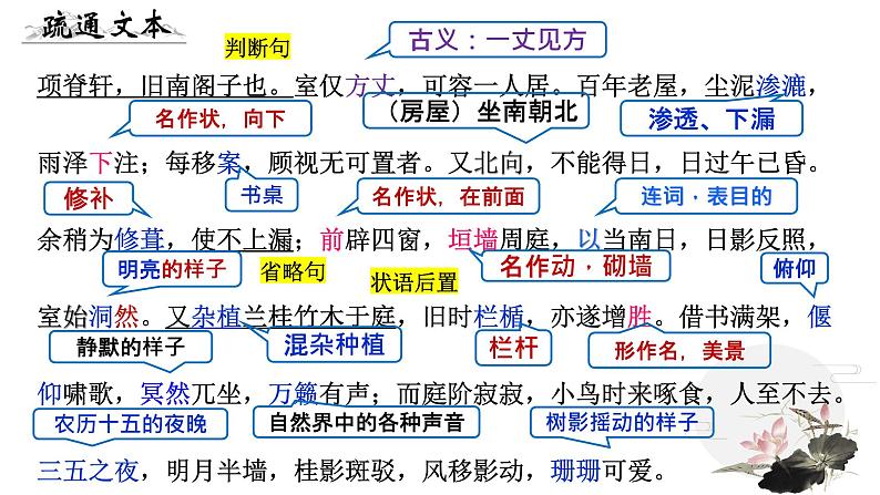 2021-2022学年统编版高中语文选择性必修下册9.2《项脊轩志》课件26张第5页