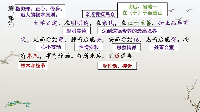 2022-2023学年统编版高中语文选择性必修上册5.2《大学之道》课件20张第8页