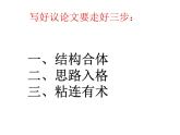 高中议论文写作指导课件