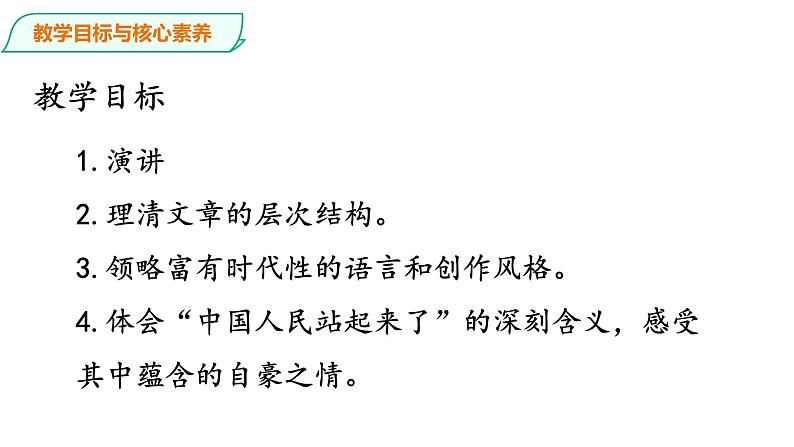 2022-2023学年统编版高中语文选择性必修上册1.《中国人民站起来了》课件58张第4页