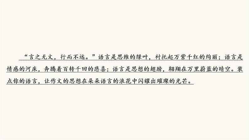 高考语文二轮复习写作专题43考场语言高分“4法”PPT课件第3页