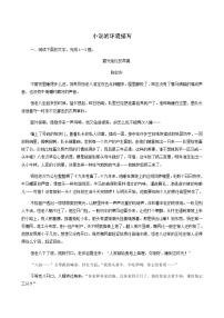 高考语文二轮复习现代文阅读专题3考点练2小说的环境描写含答案