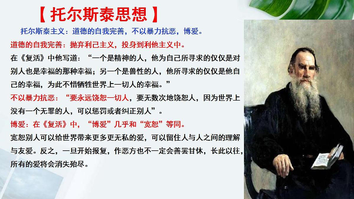 2022-2023学年统编版高中语文选择性必修上册9《复活（节选）》课件38张第5页