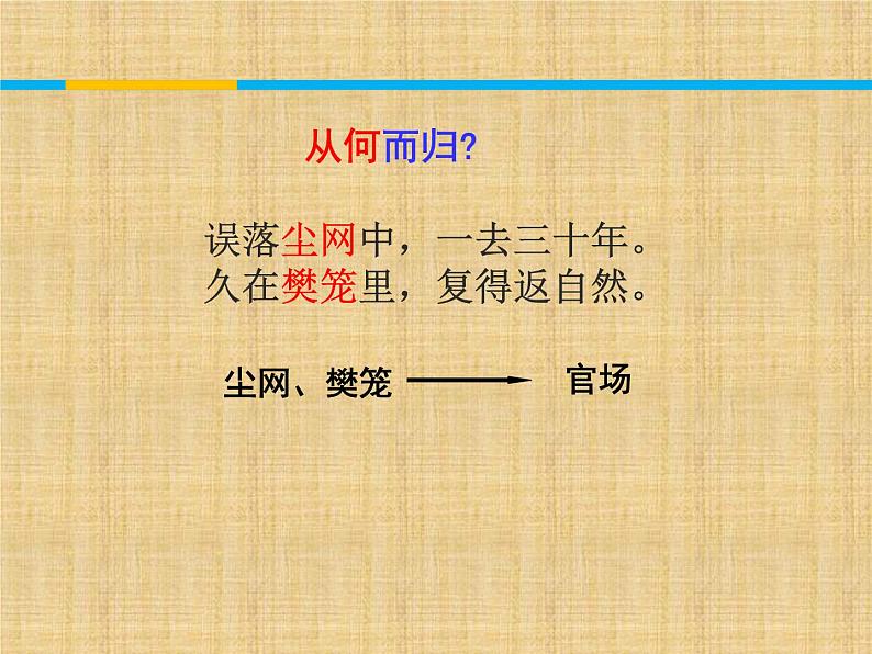 2022-2023学年统编版高中语文必修上册7.2《归园田居(其一)》课件15张第6页