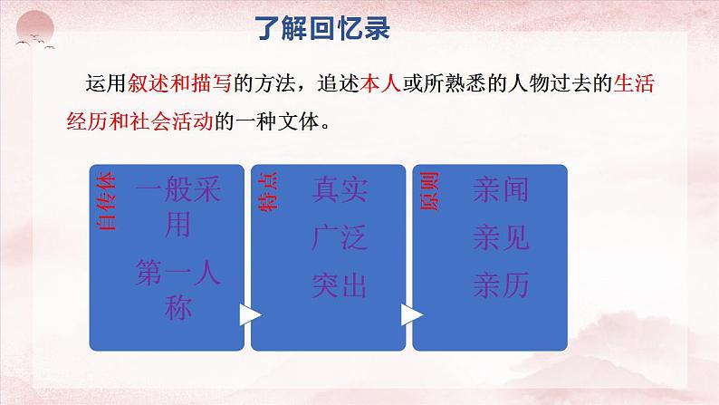 2022-2023学年统编版高中语文选择性必修上册2《长征胜利万岁》《大战中的插曲》课件21张第3页