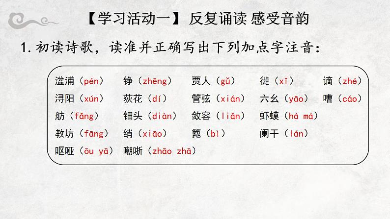 2022-2023学年统编版高中语文必修上册8-3《琵琶行》课件25张第5页