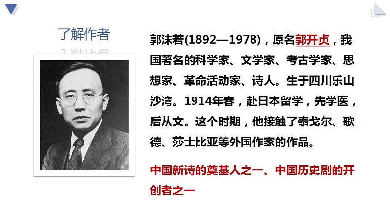 2022-2023学年统编版高中语文必修上册2.1《立在地球边上放号》课件28张第5页