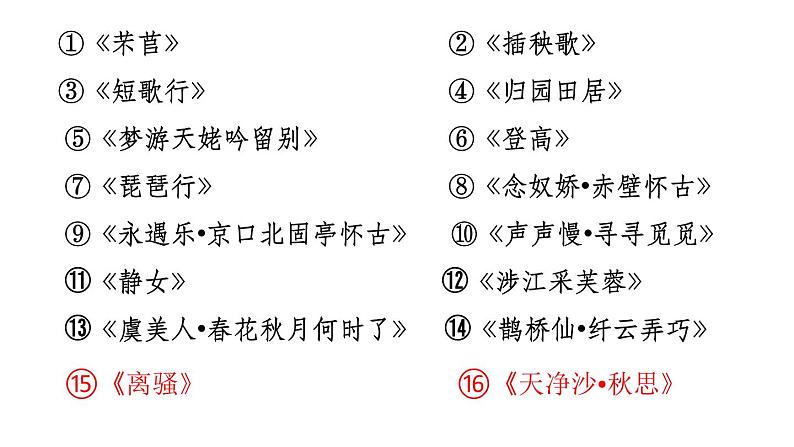 2023届高考语文复习：古代诗歌的体裁 课件23张第3页